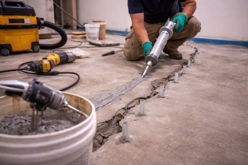 Cracked Basement Floor Repair in Winter Haven, FL