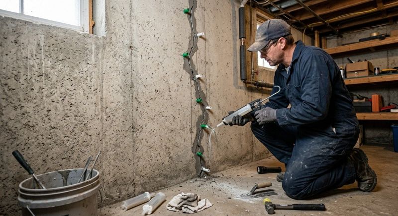 Cracked Basement Floor Repair in Winter Haven, FL