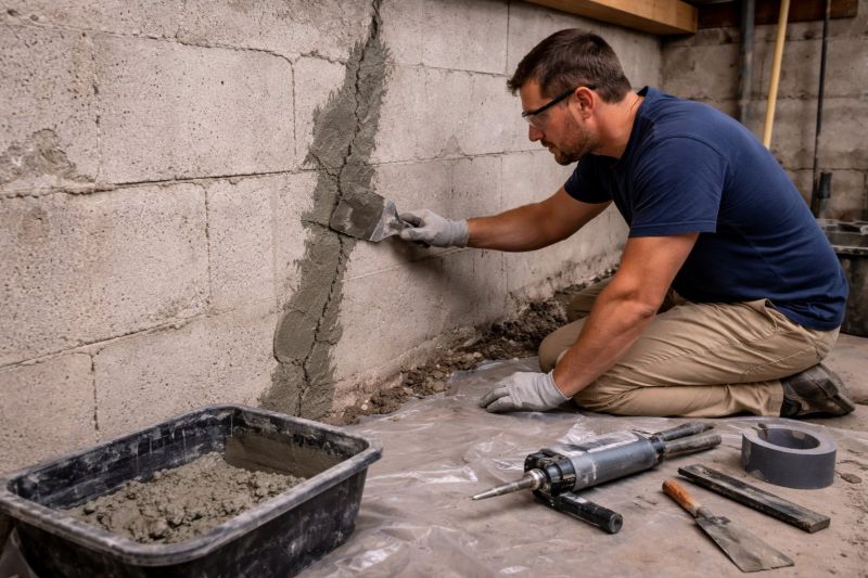 Foundation Crack Repair in Plant City, FL