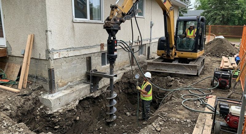 Helical Piers Installation in Winter Haven, FL