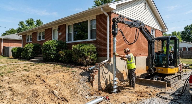 Helical Pile Installation in Winter Haven, FL